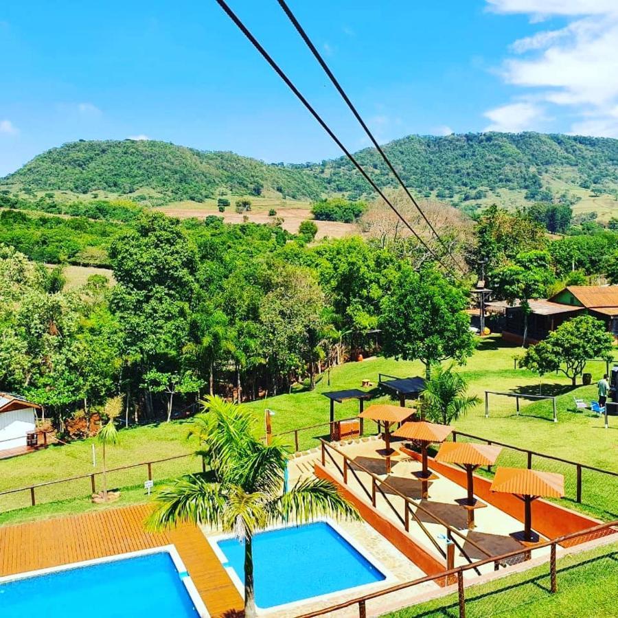 Cabana Hostel Sobrado Ecopark Águas de São Pedro المظهر الخارجي الصورة
